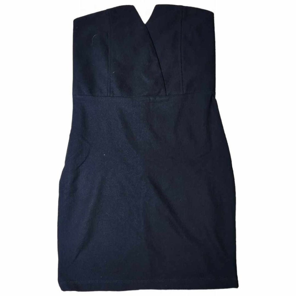 Derek Heart Couture Little Mini Black Sweetheart V Strapless sz M Juniors